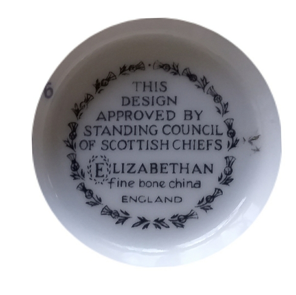 Chiefs Approved Scottish GORDON BYDAND Tea Cup - Made in England by Elizabethan - Picture 3 of 3